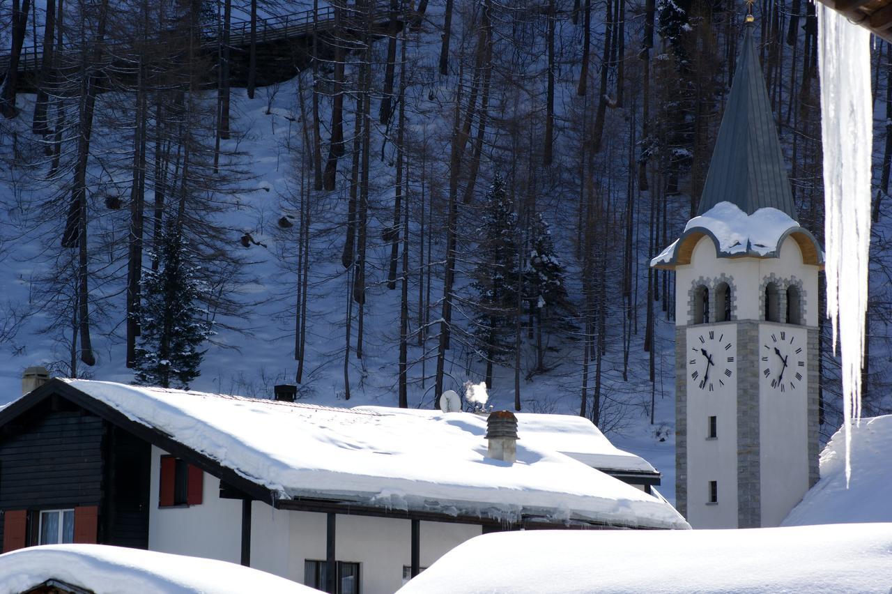Apartmán Haus Alpenperle Saas-Almagell Exteriér fotografie